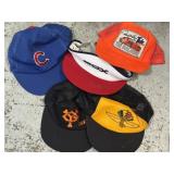 Cubs, Indy 500, NASCAR, Giants trucker hats &