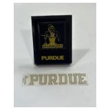 vintage Purdue University desk clock & Purdue