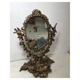 Cast Iron Painted Vanity Mirror
