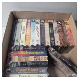Assorted vhs tapes all sealed