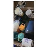 Coffe mugs gladses and todler cups