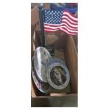 Musical flag decor,  and commemorate plates