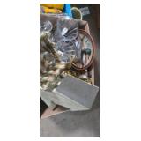 Vase , decorative plate , and candle holders