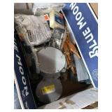 Electrical and plumbing hardware assorted in box