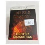 Light up Dragon egg , new