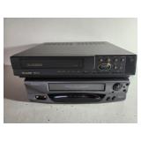 Sharp and World VCR Both power on. No remotes
