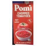12- 38.8oz cartons of chopped tomatoes (2 cases