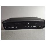 Magnavox DVD Recorder VCR dual player. Powers on,