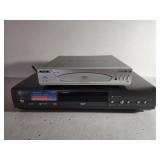 2 DVD Emerson and Apex both power on no remotes