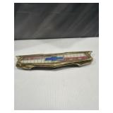1957 Chevrolet Bel Air 6-cylinder gold trunk