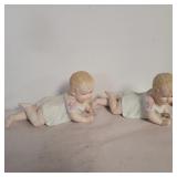 2 lefton crawling babies 9in