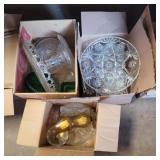 Assorted glassware 3 boxes