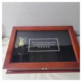 Eisenhower collector coin  wood case with keys