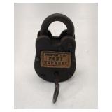 Modern property of pony Express padlock with key