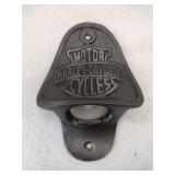 Modern cast iron Harley Davidson bottle opener