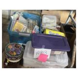 Crafting totes, thread and other sewing stuff