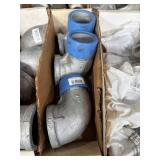 Anvil 2-inch galvanized malleable iron 90-degree