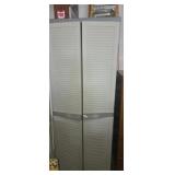 Plastic shop cabinet 25x18x65in