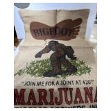 Bigfoot Brand Marijuana Burlap Bag 36ï¿½x24ï¿½