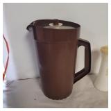 Tupperware pitcher and salt and pepper