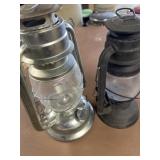 matte black Lamplight Farmscold hurricane lamp.
