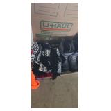 Winter hats scarfs and boots