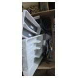 Cheese grater silverware holder shifter and other