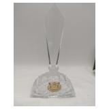 West Germany hand cut Crystal perfume bottle