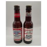 Vintage Budweiser and Bud light novelty lighters