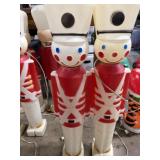 2 Blow Mold Nut Cracker Style Soldiers 30ï¿½
