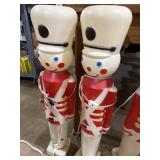 2 Blow Mold Nut Cracker Style Soldiers 30ï¿½