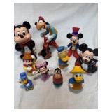 Vintage Walt Disney character toys