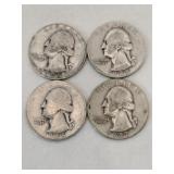 4 1945 and 1947 quarters