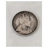 1905 Canadian 5 cents 1 Gram  silver