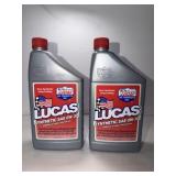 2 New Lucas Oil Synthetic SAE 0W-30 Motor Oil
