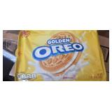 2 family size packages of golden oreos