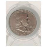 1963 Franklin half dollar