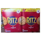 2 family size boxes of original Ritz crackers