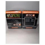 2 New Hiflofiltro HF171CRC is a chrome RC