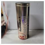 Metal radio shack battery bank 12in tall