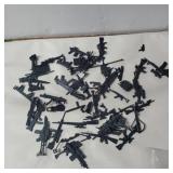 Small plastic toy gun for action figures