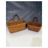 1989 Longaberger baskets x2
