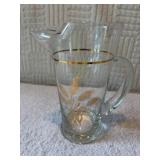 Homer Laughlin 8 inch golden wheat design barware