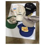 Various hardware store etc. trucker hats & ball