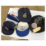 Various Masons trucker hats & ball caps, vintage