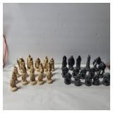 Lord of rings chess pieces by nlp, inc not full