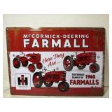 McCormick Farm All International Harvester Sign