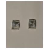 2- 1 Gram Bars Of Valcambi .999 Fine Silver