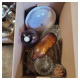 Assorted glassware