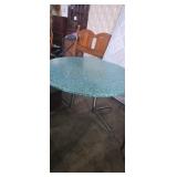 Hand maid resin top decorative kitchen table